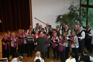 Chorgemeinschaft Türkenfeld unter der Leitung von Hrn. Trohorsch